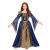 Reina Medieval Azul Niña