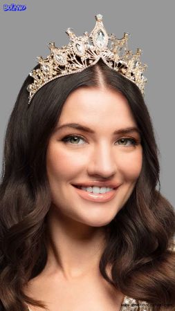 Tiara metalică Royal Lady