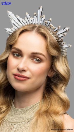 Tiara metalică Saphira