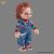 BC Chucky Toyllectible Bendyfigs
