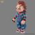 BC Chucky Toyllectible Bendyfigs