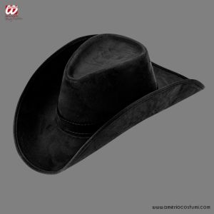 Black Suede Cowboy Hat