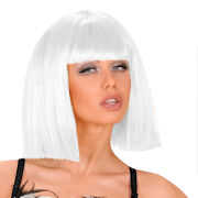 Parrucca Showgirl corta Bianca