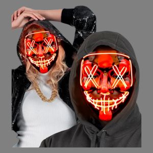 Horror Mask with Red LED