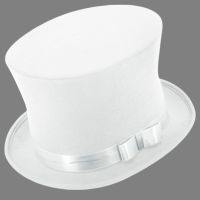 Sombrero de Copa Blanco