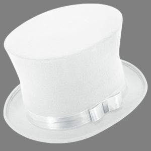 Sombrero de Copa Blanco