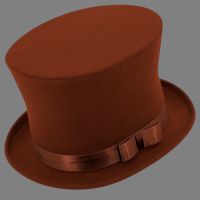 Sombrero de Copa Marrón