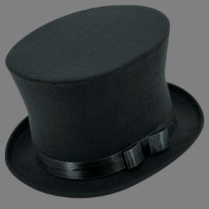 Sombrero de Copa Negro