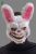 Horror-Hasenmaske aus Kunststoff mit Plüsch