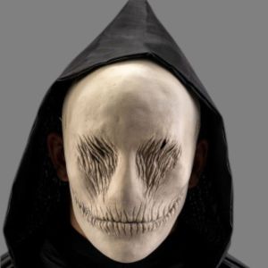Faceless monster mask in latex  