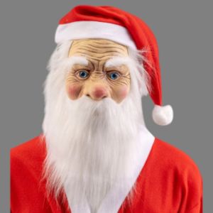 Alte-Mann-Maske mit Bart und Schnurrbart  