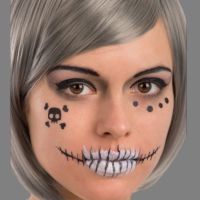 Tatouages Visage Crâne