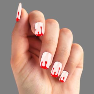 Bloody Adhesive Nails