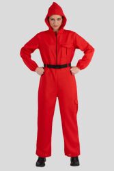 Roter Tintenfisch Anzug  