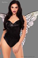 Alas de hada iridiscentes sin tirantes