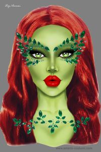Poison Adhesive Face Jewels Sticker