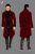 Cappotto Gotico Bordeaux velluto