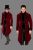 Cappotto Gotico Bordeaux velluto
