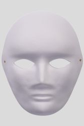 Maschera Viso Grande in carta da pitturare