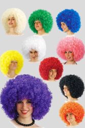 Curly Wig 150 g White