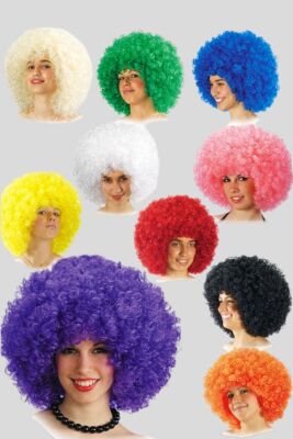 Perucă Creață 150 g Portocalie