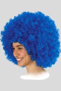 Perruque Bouclée 150 g Bleue