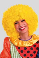 Parrucca Ricciolona 150 gr Gialla