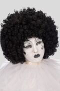 Perucă Creață 150 g Neagră
