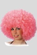 Perucă Creață 150 g Roz