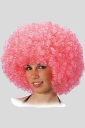 Parrucca Ricciolona 150 gr Rosa