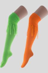 Calze Verdi e Arancio