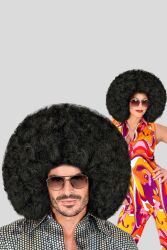 Parrucca Afro Nera