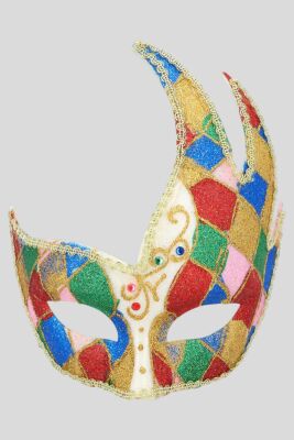 Maschera Venezia Jester Arlecchino