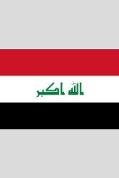 Bandeira Iraque 90x150 cm