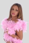 Boa Penas Eco Rosa