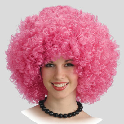 Parrucca Ricciolona 150 gr Rosa