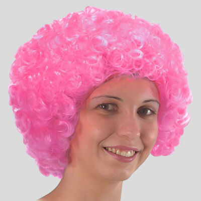 Parrucca Ricciolina 90 gr Rosa
