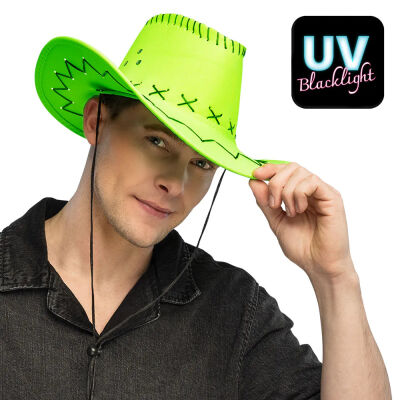 Chapéu de Cowboy Savann Verde Neon