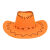 Cappello Cowboy Savanne Neon Orange