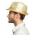Cappello Popstar Paillettes Oro