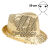 Cappello Popstar Paillettes Oro