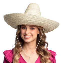 Sombrero Puebla naturel 49 cm