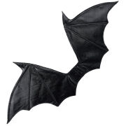 Ali pieghevoli Pipistrello Diavolo 84x36 Nere
