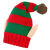 Cappello Elfo Aiutante Babbo Natale a maglia