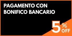 Risparmia il 5% pagando con Bonifico Bancario